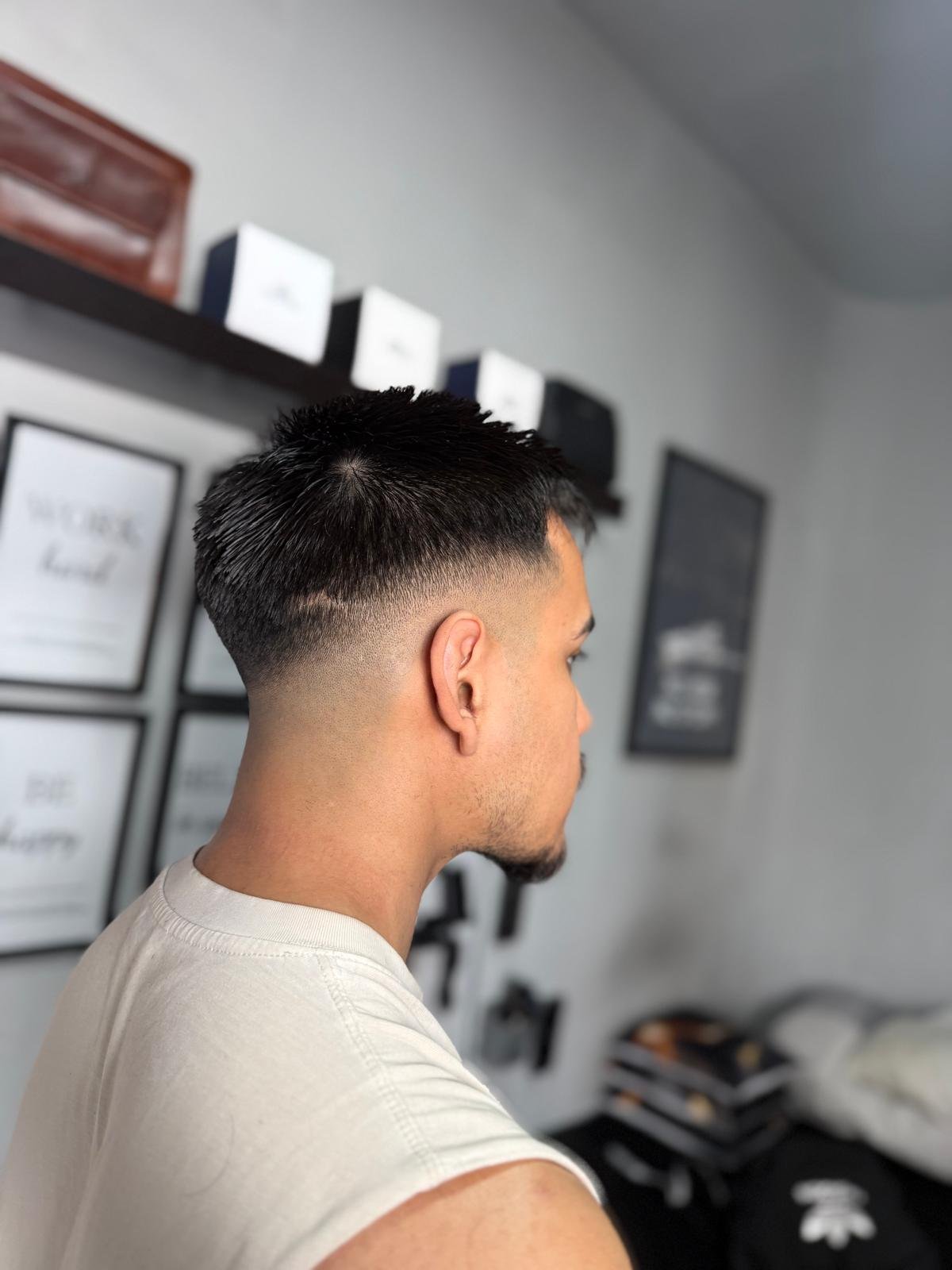 Texturizado fade alto
